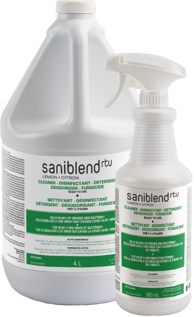 SANIBLEND RTU LEMON CLEANER – DISINFECTANT